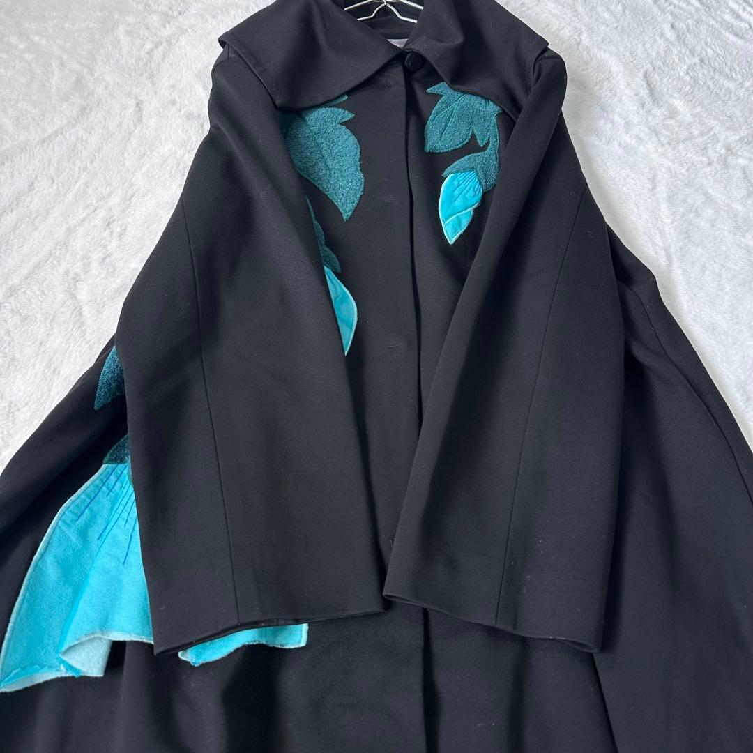 トクコプルミエヴォル トクコ コート 9 M フラワー ブラック グリーン