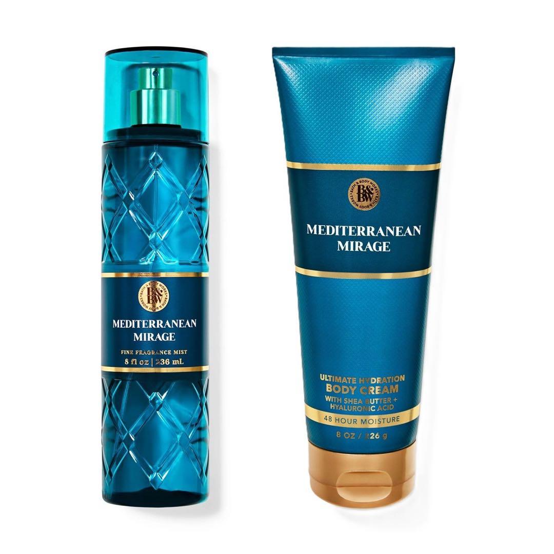 Mediterranean Mirageフレグランスミスト＆ボディクリームセット Bath & Body Works Mediterranean Mirage Mist & Body Cream - Walmart.com