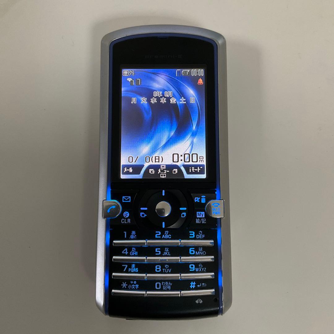 ドコモ SO506i premini-Ⅱ BLACK ブラック ガラケー 携帯 - メルカリ