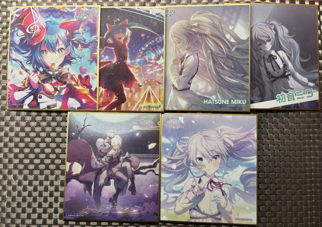 プロセカ ミニ色紙 初音ミク まとめ売り グッズ-色紙】プロジェクトセカイ カラフルステージ！ feat. 初音ミク