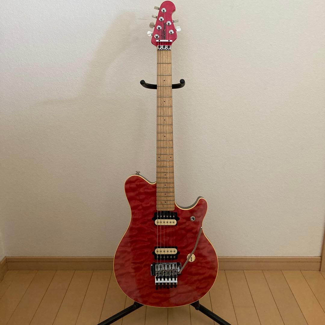 ミュージックマン　Axis ex ピンク MUSIC MAN AXIS EX Trans Pink <ミュージックマン>｜平野楽器 ロッキン