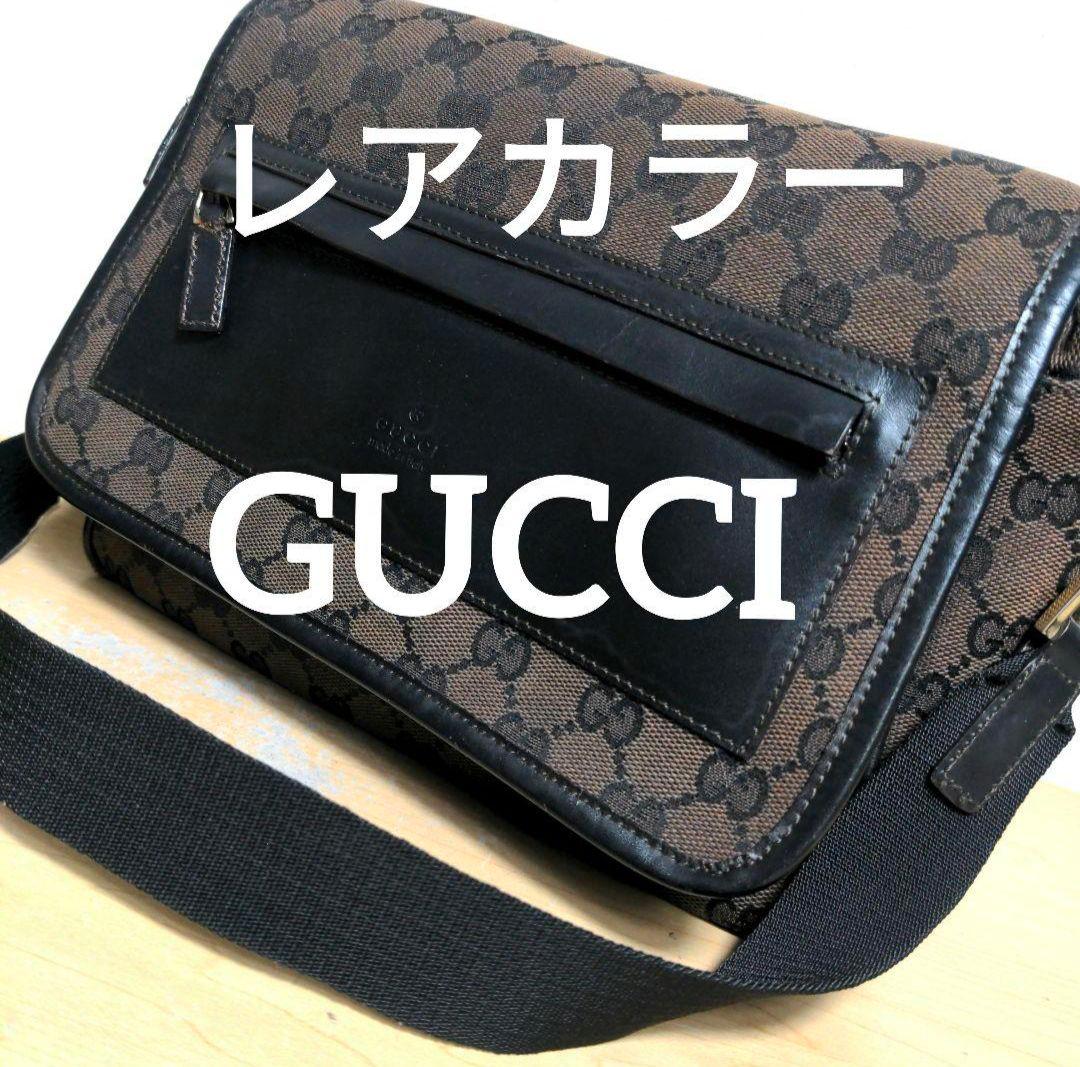da39 GUCCI ショルダーバッグ GG柄 キャンバス×本革 GUCCI（グッチ） ショルダーバッグ GGスプリームキャンバス/レザー