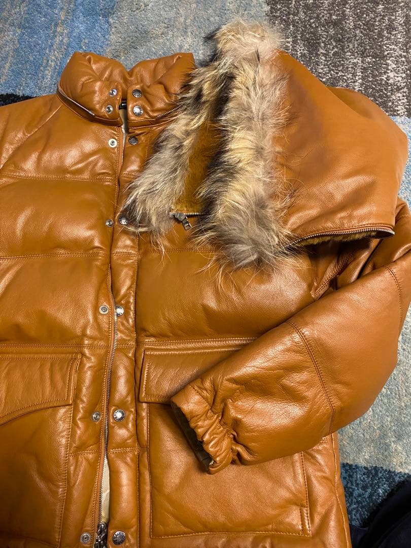 木村拓哉着用モデル レザーダウンジャケット - メルカリ