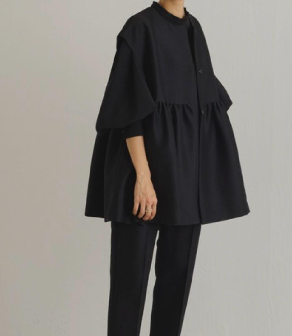 超美品 ビアズリー ペブラム ギャザージレ ブラック セレモニー - メルカリ