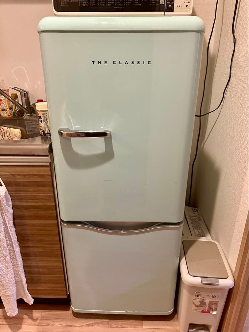 レトロ冷蔵庫150L 2ドア冷蔵庫 DR-C15AM 単身赴任一人暮らしおしゃれ DR-C15AM 冷蔵庫 アクアミント [150L /2ドア /右開きタイプ] DAEWOO