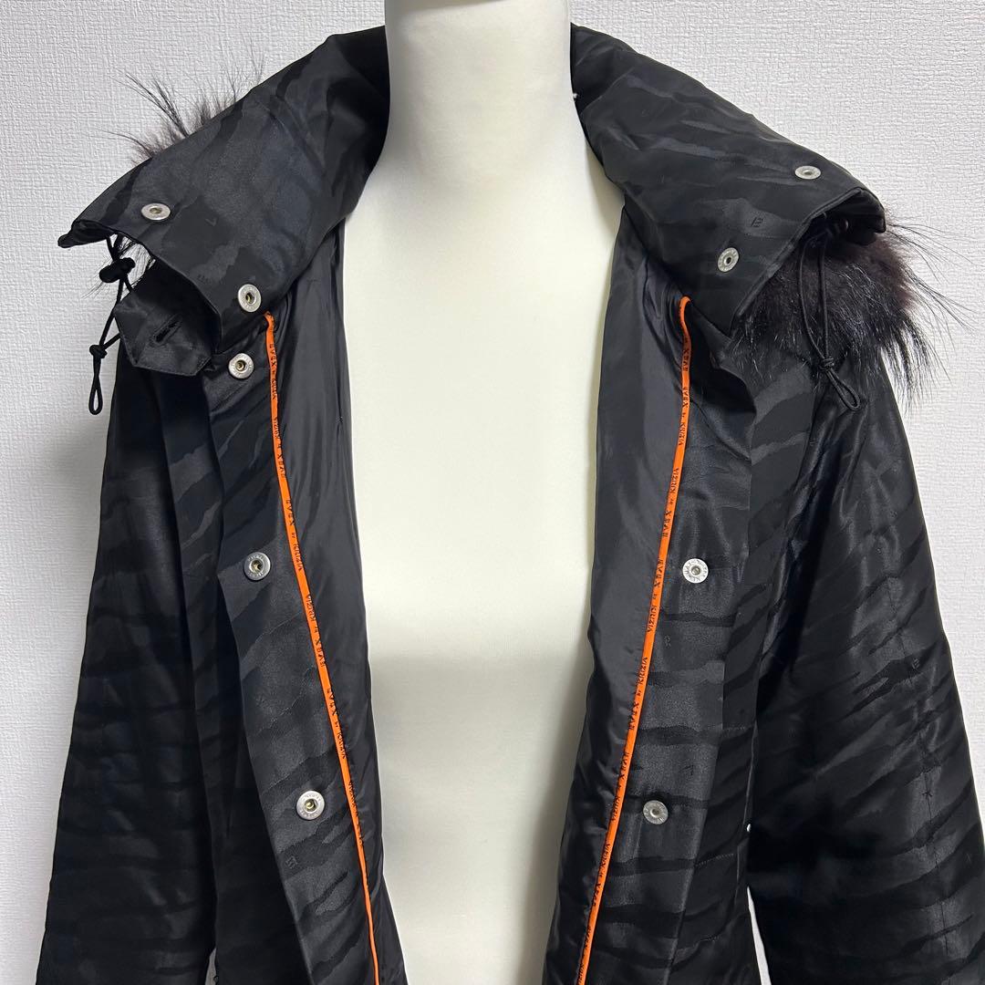 EVEX by KRIZIA ロングダウンコート ブラック 40 - メルカリ