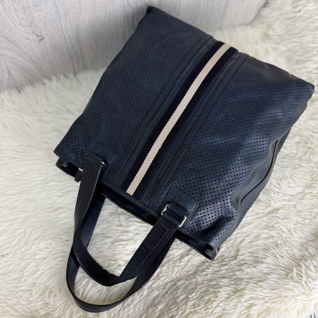 人気♡A4♡トレインスポッティング♡BALLY パンチング レザー トート