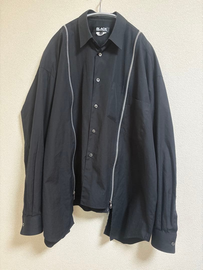 ブラックコムデギャルソン　ジップシャツ 楽天市場】ブラックコムデギャルソン ジップ シャツの通販