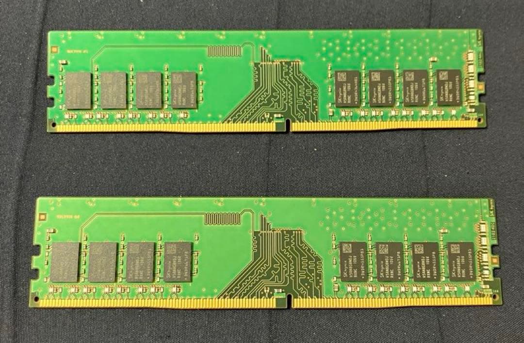 SK hynix DDR4 メモリ　8GB x2枚組（16GB） Amazon.co.jp: SK Hynix 8GB キット (2 x 4GB) DDR4 3200MHz PC4-25600
