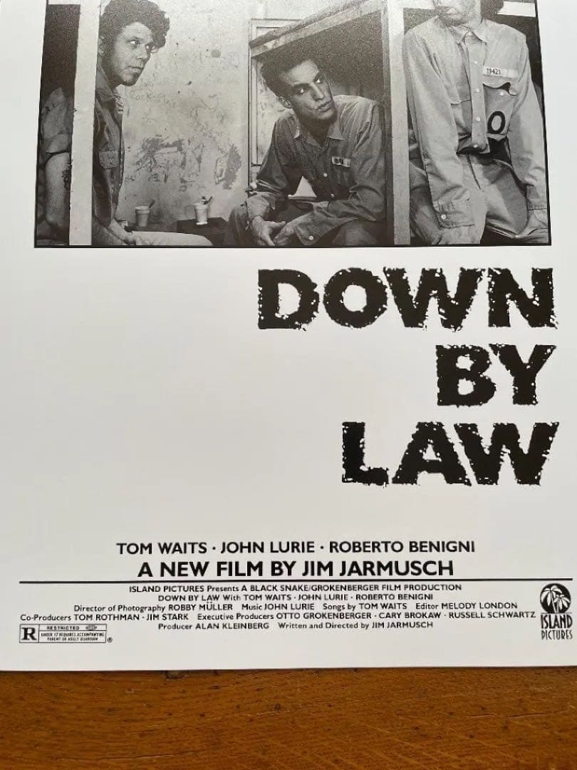 ポスター☆ジム・ジャームッシュ☆『ダウン・バイ・ロー』#2 - メルカリ