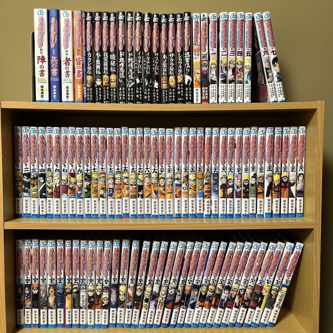 NARUTO ナルト全72巻+ 関連本+ 小説BORUTO1〜7巻 NARUTO ナルト全72巻+ 関連本+ 小説BORUTO1〜7巻 - メルカリ