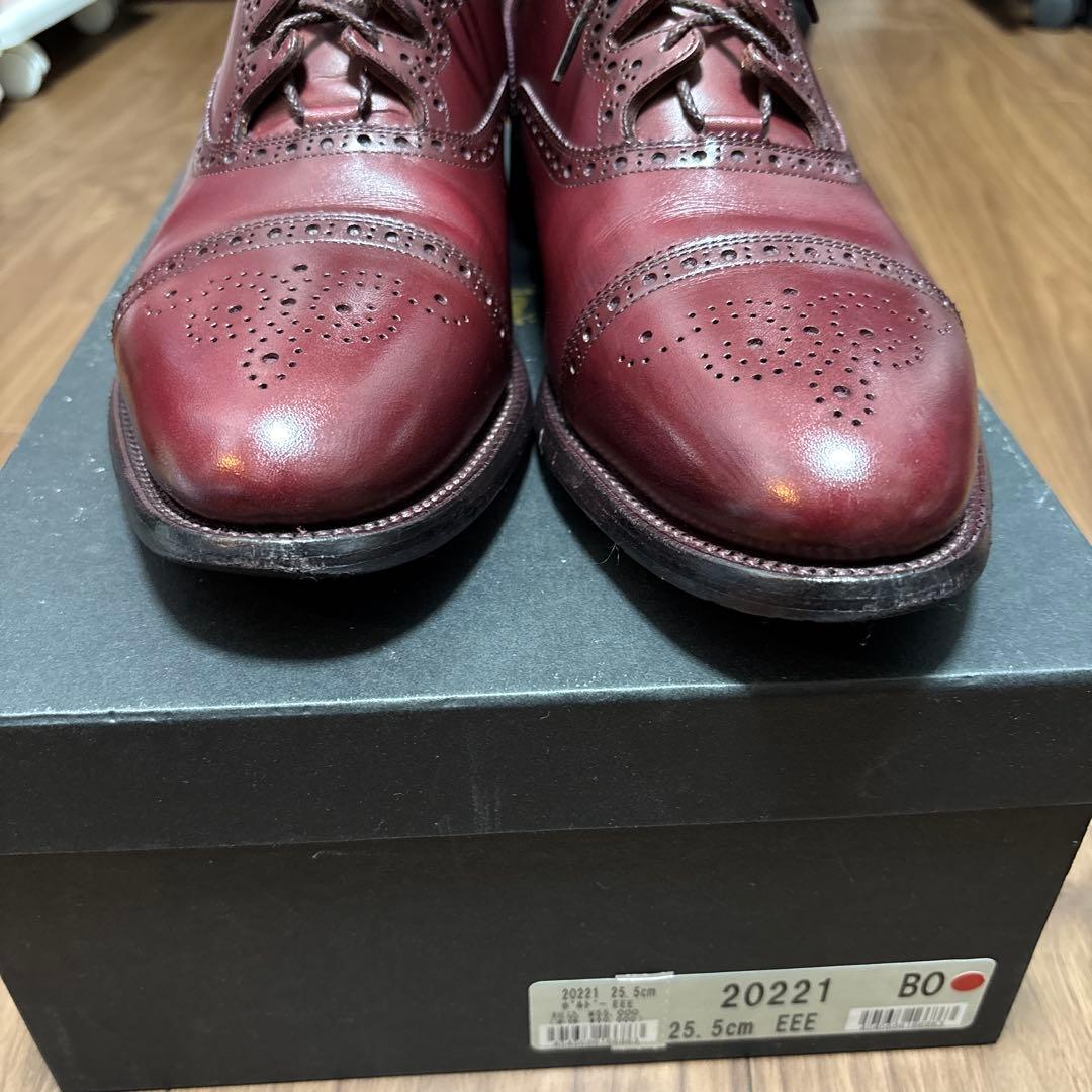 【美品】スコッチグレイン GINZA edition 25.5cm ボルドー