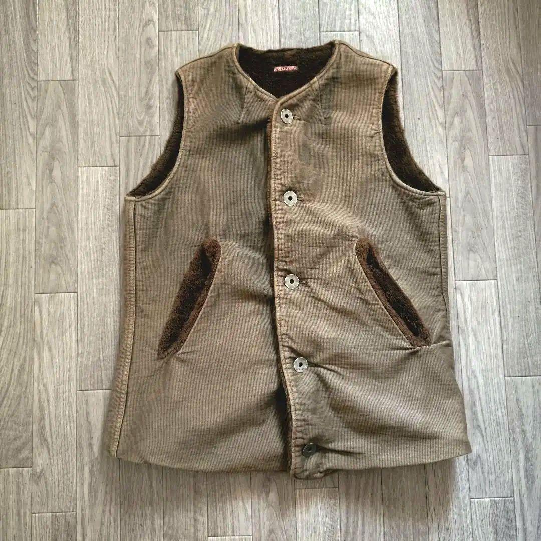 希少 KAPITAL 完売品 細コーデュロイ ボアベスト シンチバック - メルカリ