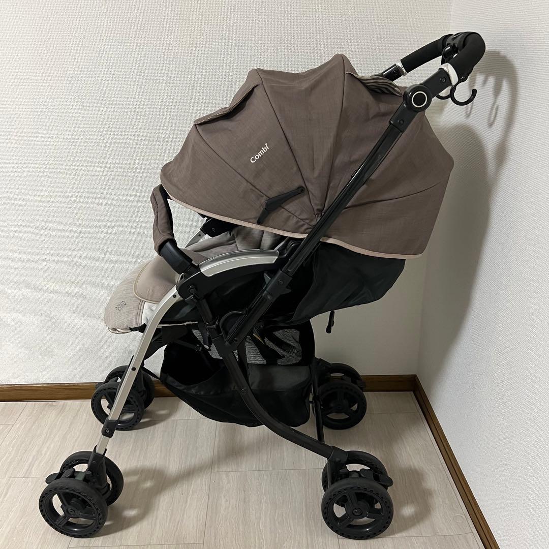 美品】コンビ上位モデルディアクラッセ エッグショック シャトーグレー