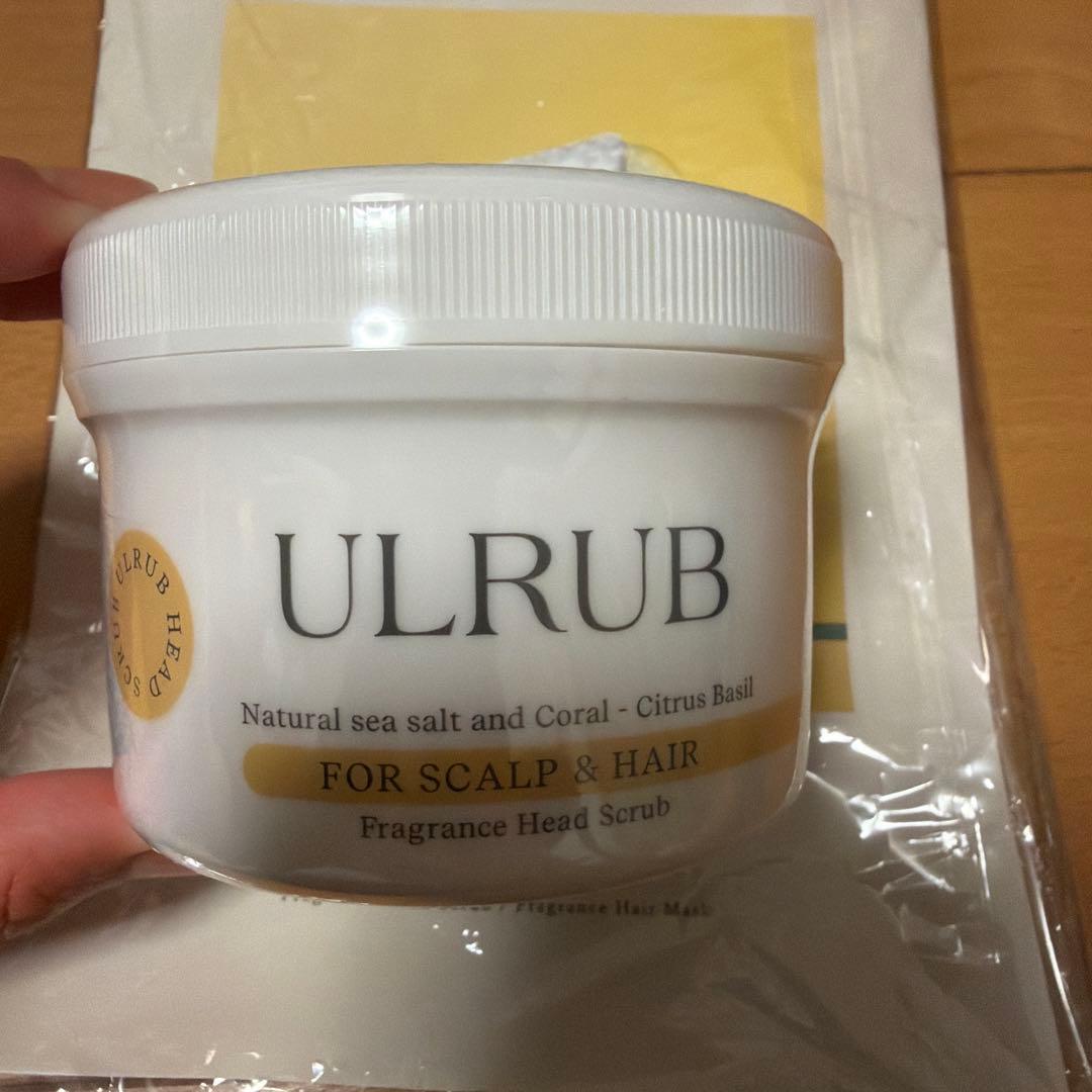 ULRUB ウルラブ ヘッドスクラブ200g シトラスバジル ヘアスクラブ