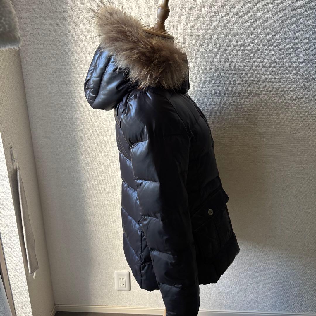 バーバリーロンドンブルーレーベル ダウンコート ジャケット トラッド