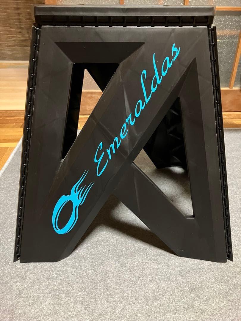 Emeraldas 折りたたみ式チェア ブラック 折りたたみチェア（背もたれ付） ブラック 1脚 YZX-08(BK) - as