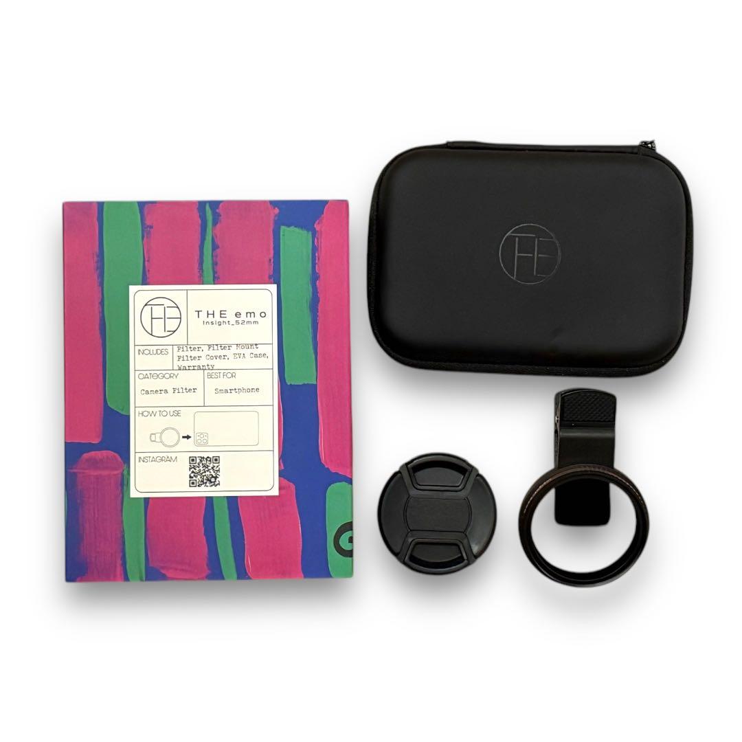 THE emo Insight 光の反射を抑えるスマホカメラ フィルター レンズTHE