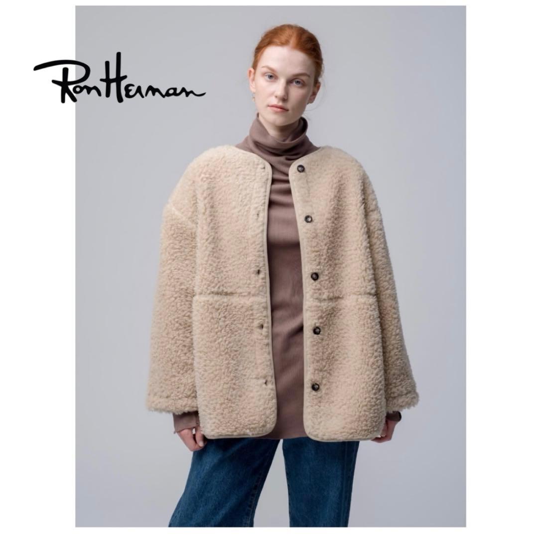 1度着用のみ美品】 ロンハーマン RHC ボアジャケット ブルゾン - メルカリ