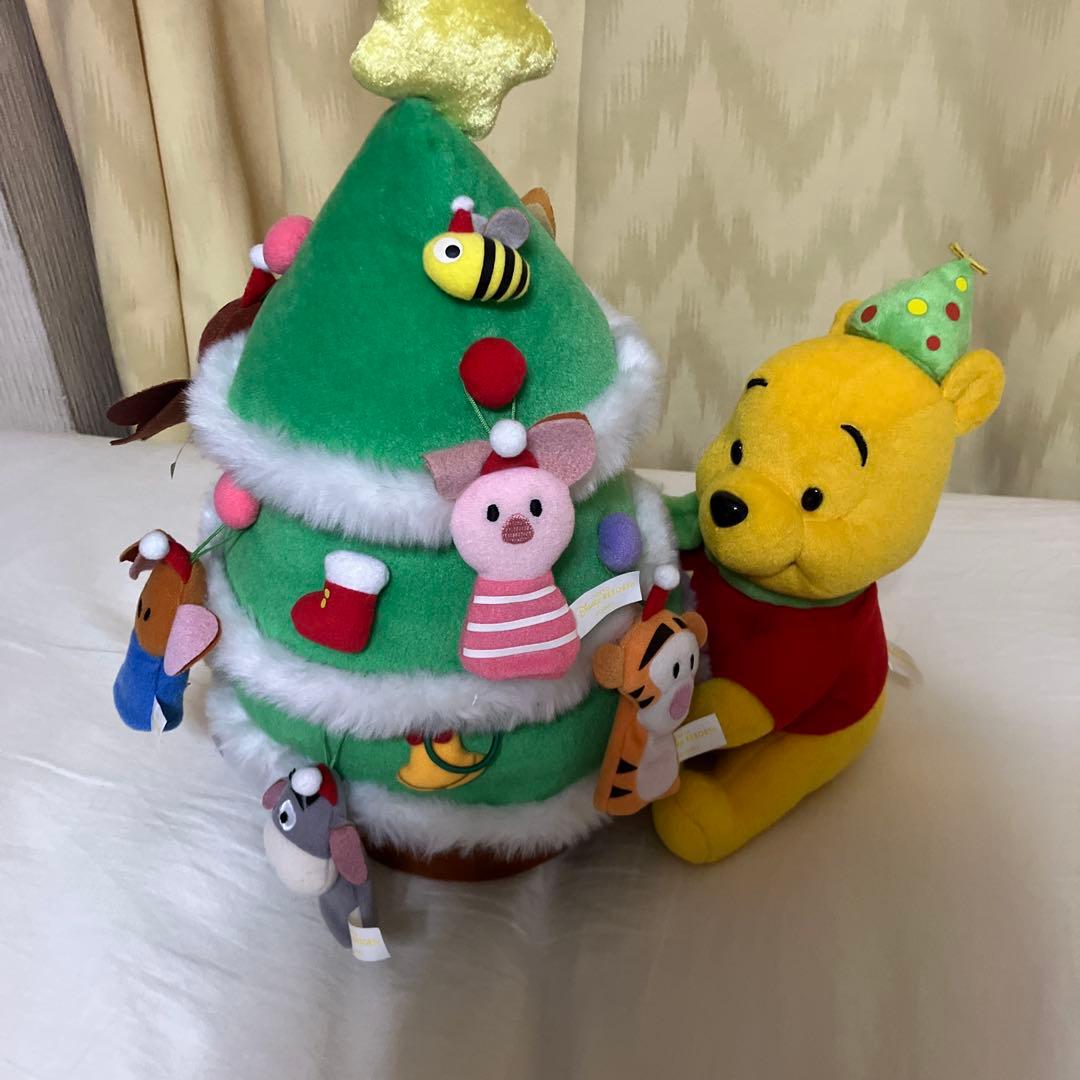 超希少品！入手困難品！2005年製！くまのプーさんクリスマスツリー　ぬいぐるみ 超希少品！入手困難品！2005年製！くまのプーさんクリスマスツリー