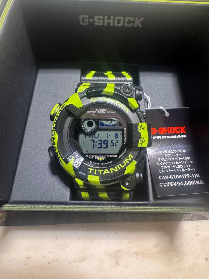 新品未使用　FROGMAN 毒ガエル GW-8200TPF-1JR　フロッグマン GW-8200TPF-1JR | CASIO