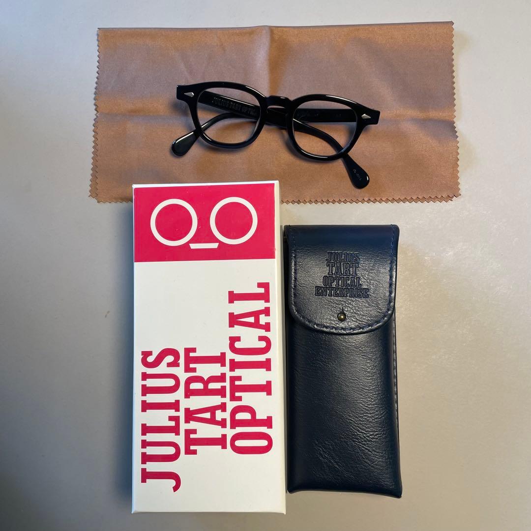 小物 JULIUS TART OPTICAL AR JULIUS TART OPTICAL AR HANDMADE BLACK