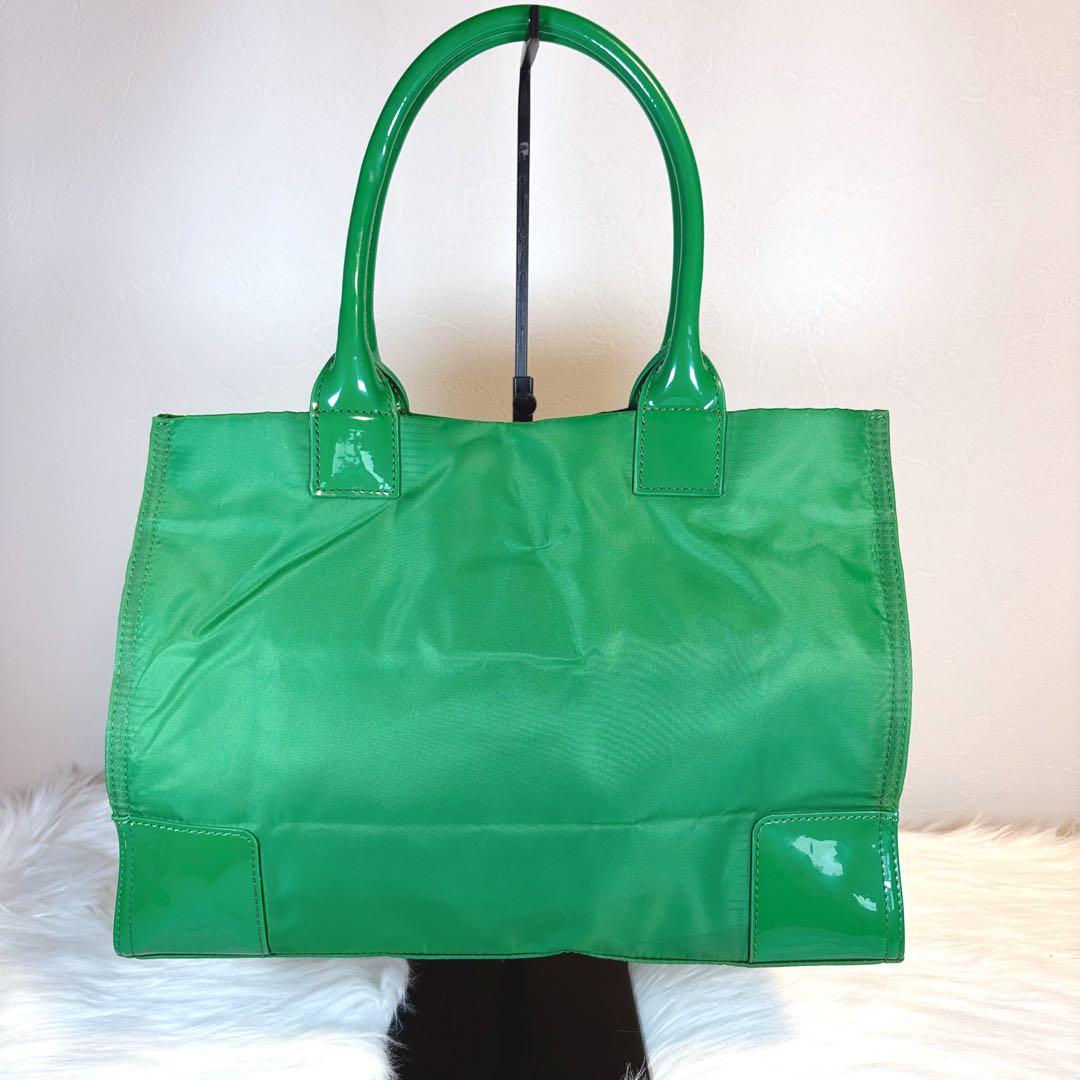 Tory Burch トリーバーチ ハンドバッグ エラ グリーン 緑 - メルカリ