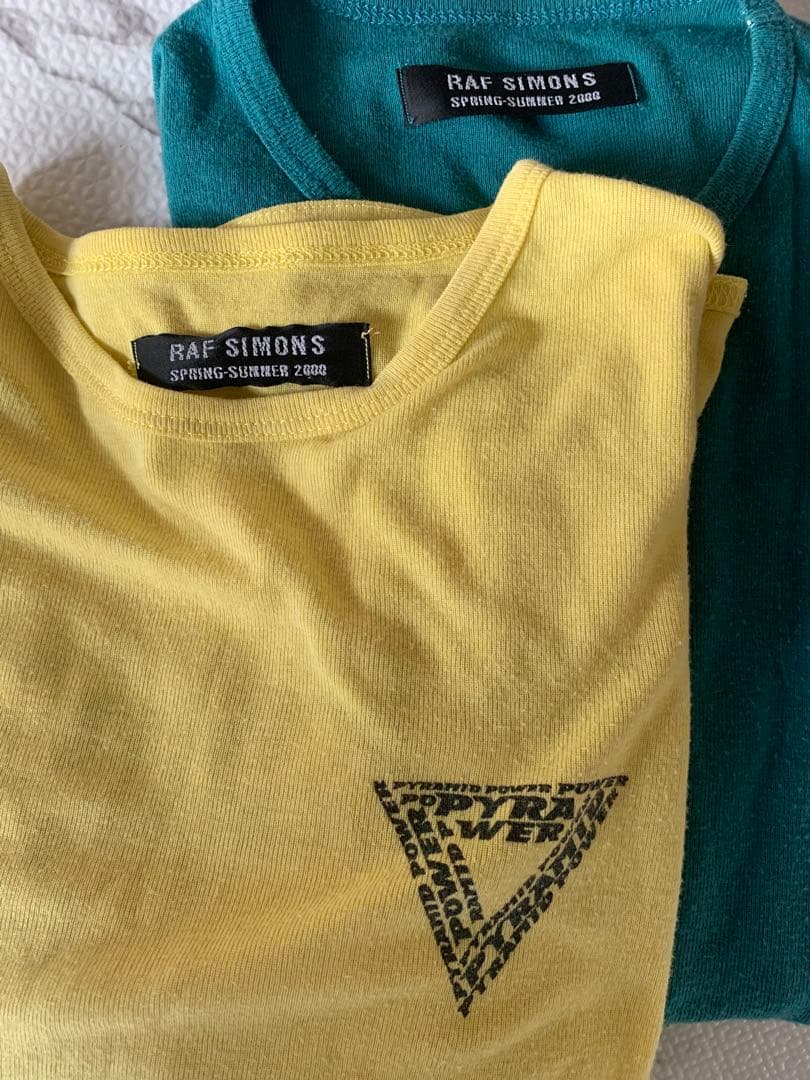 トップス RAF SIMONS SPRING SUMMER2000 PYRAMID Raf Simons Spring / Summer 2000 Pyramid T-Shirt – david casavant