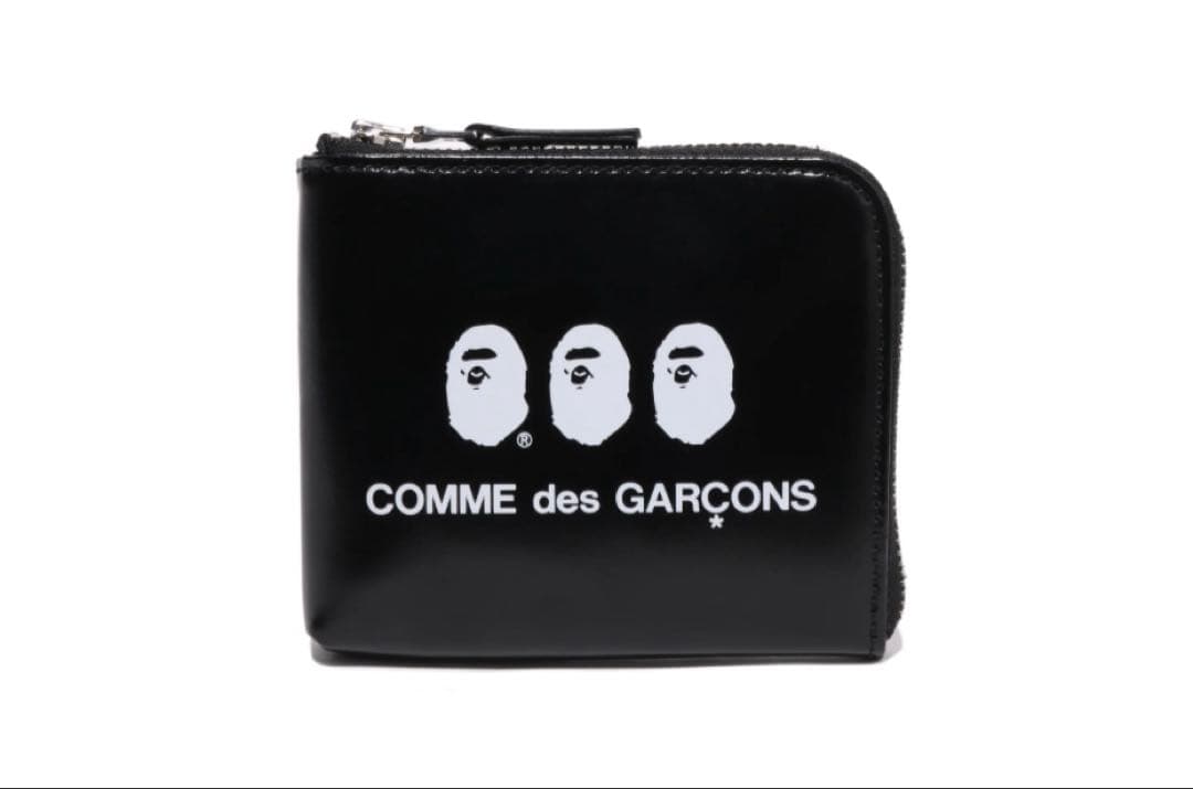 A BATHING APE CDG Wallet 財布 エイプ ギャルソン A BATHING APE x COMME des GARCONS OSAKA Wallet 