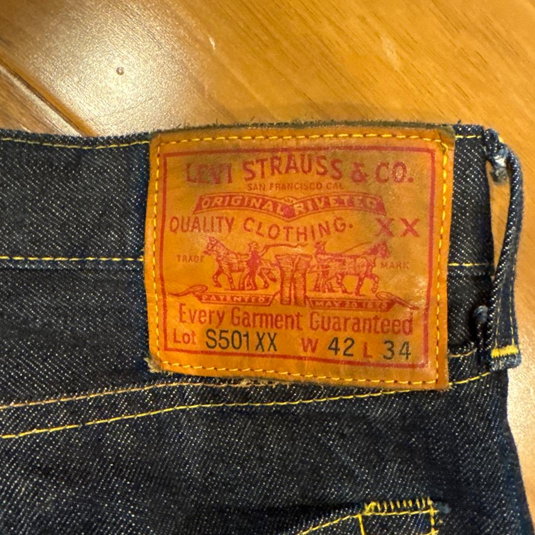 ワンウォッシュW42】リーバイス LVC S501XX 大戦モデル 44501 - メルカリ