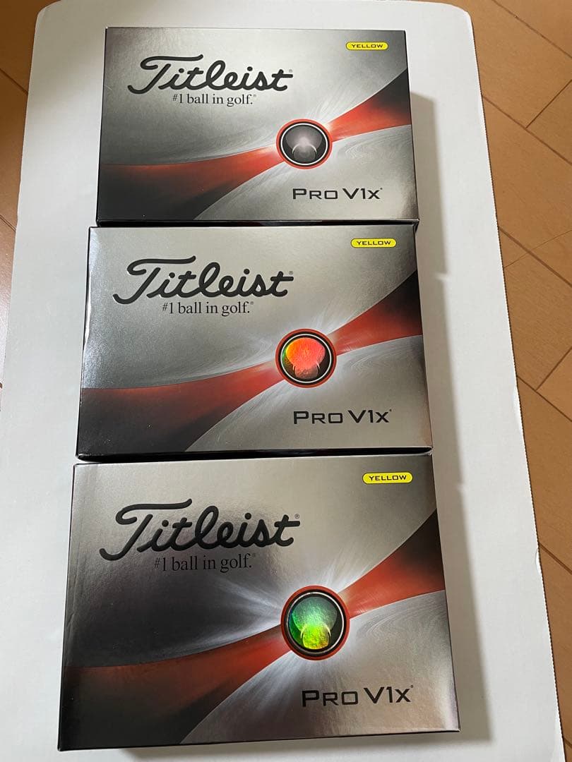 タイトリスト　PROV1X 2024モデル　3ダース　未使用 Pro V1x タイトリスト 2024 PRO レフトダッシュ / Titleist Left Dash