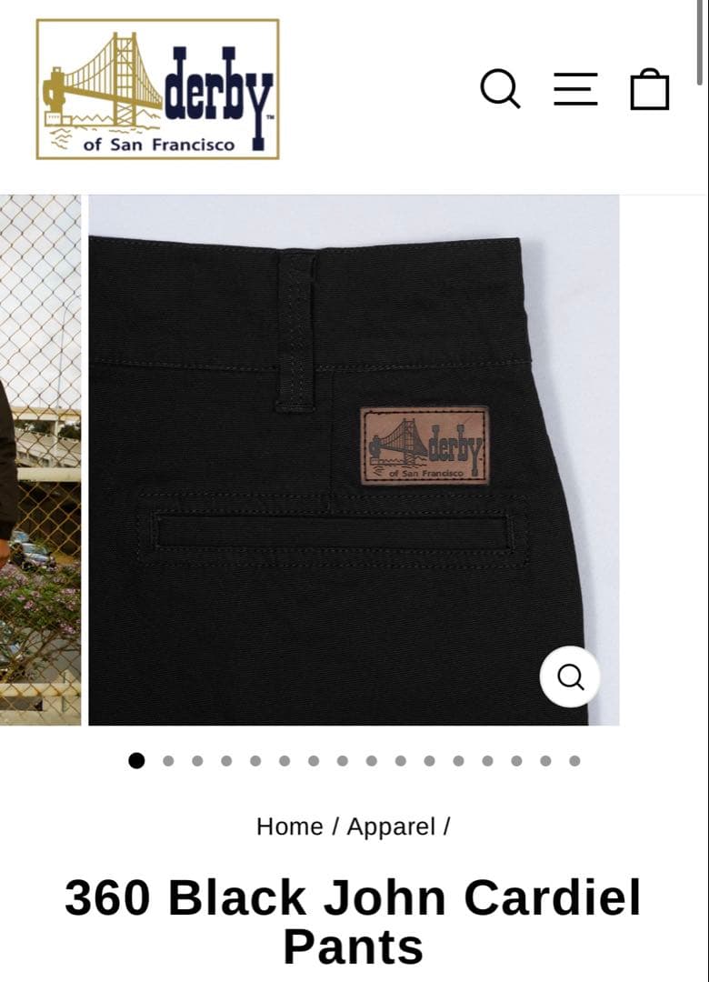 新品未使用 ダービーオブサンフランシスコ フリスコパンツ w36 - メルカリ