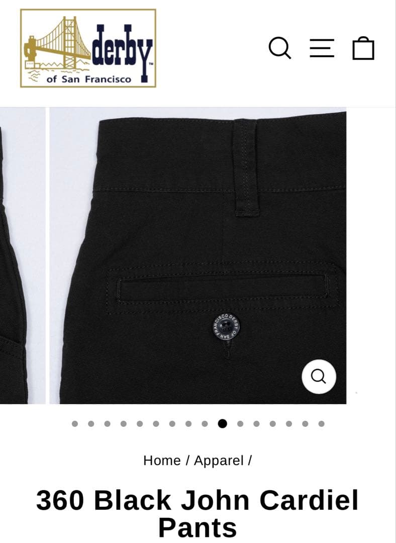 新品未使用 ダービーオブサンフランシスコ フリスコパンツ w36 - メルカリ