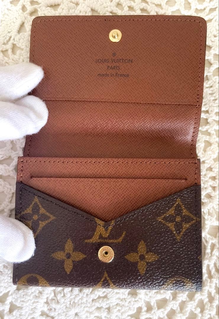 極美品現行ルイヴィトンRFID搭載アンヴェロップカルトドゥヴィジット