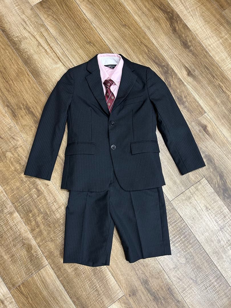 COMME CA ISM ストライプスーツ 120cm 4点セット 入学式卒園式 - メルカリ