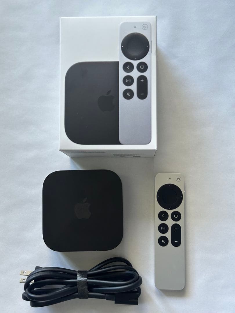 Apple TV 4K 第3世代 Wi-Fi 64GB 箱付 Apple TV 4K 64GB（第3世代）Wi-Fiモデル [整備済製品] - Apple（日本）