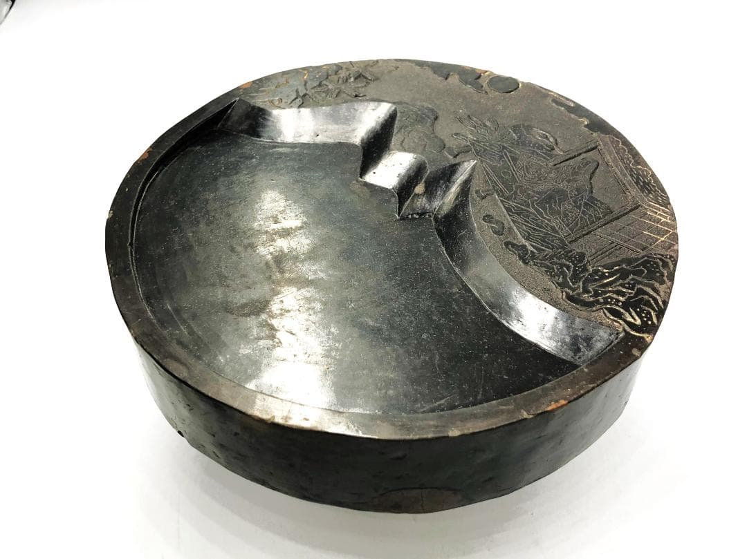 黒色澄泥硯 】 本阿弥光悦 作/土佐光起 下絵 伝世品 O1205E - メルカリ