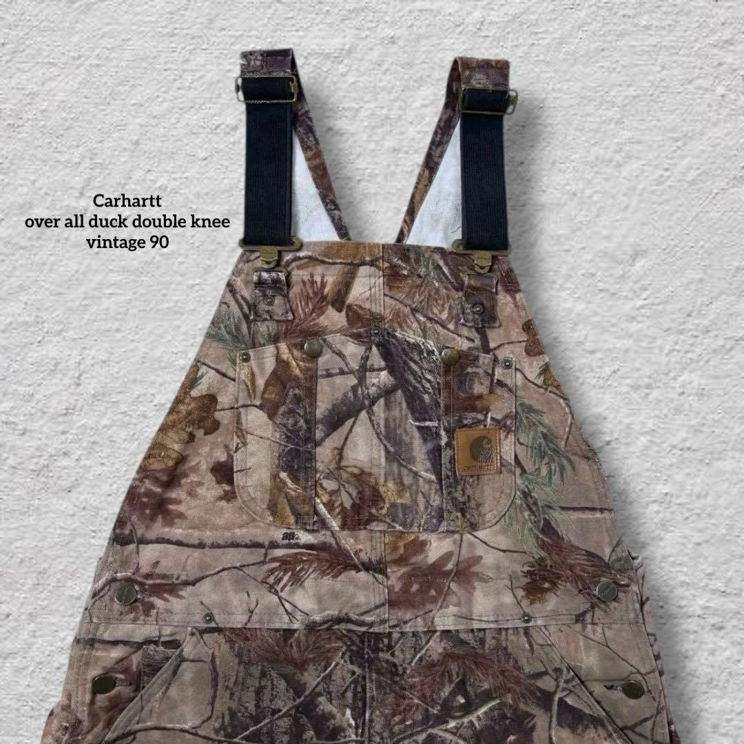 しんしんカーハートオーバーオールダブルニーリアルツリー90sダック地 楽天市場】カーハート リアルツリー カモ 迷彩 ダブルニー ダック