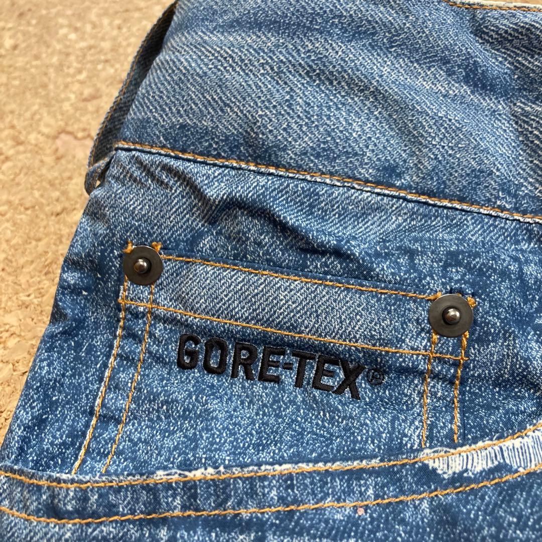 美品】バートンBURTON GORE-TEXスノボウェア スノボMメンズ紺