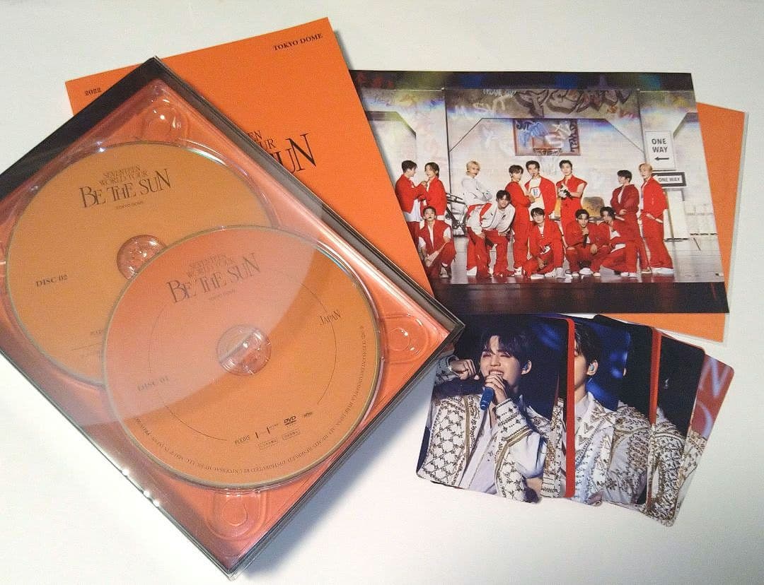kuSEVENTEEN　DVD be the sun JAPAN　トレカ SEVENTEEN BE THE SUN in JAPAN & SEOUL DVD Blu-ray OFFICIAL PHOTO