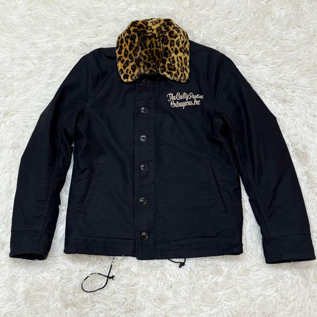WACKO MARIA ワコマリア デッキジャケット レオパード M 黒 - メルカリ