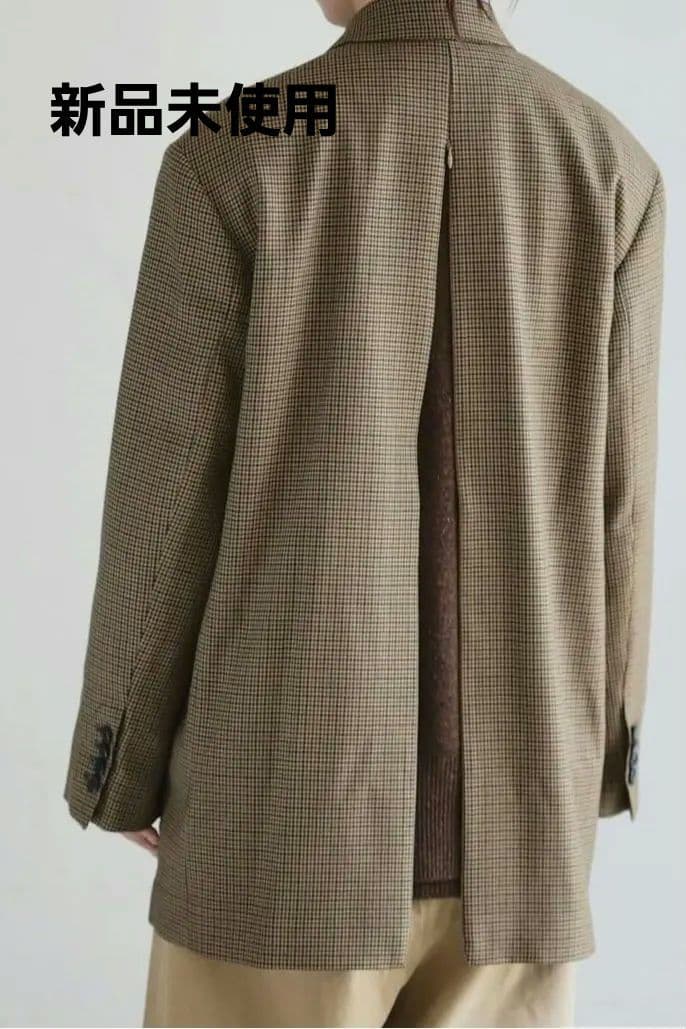 定価89000円　新品　INSCRIRE　チェック柄 テーラードジャケット Tailored Jacket | INSCRIRE (Women)/アンスクリア