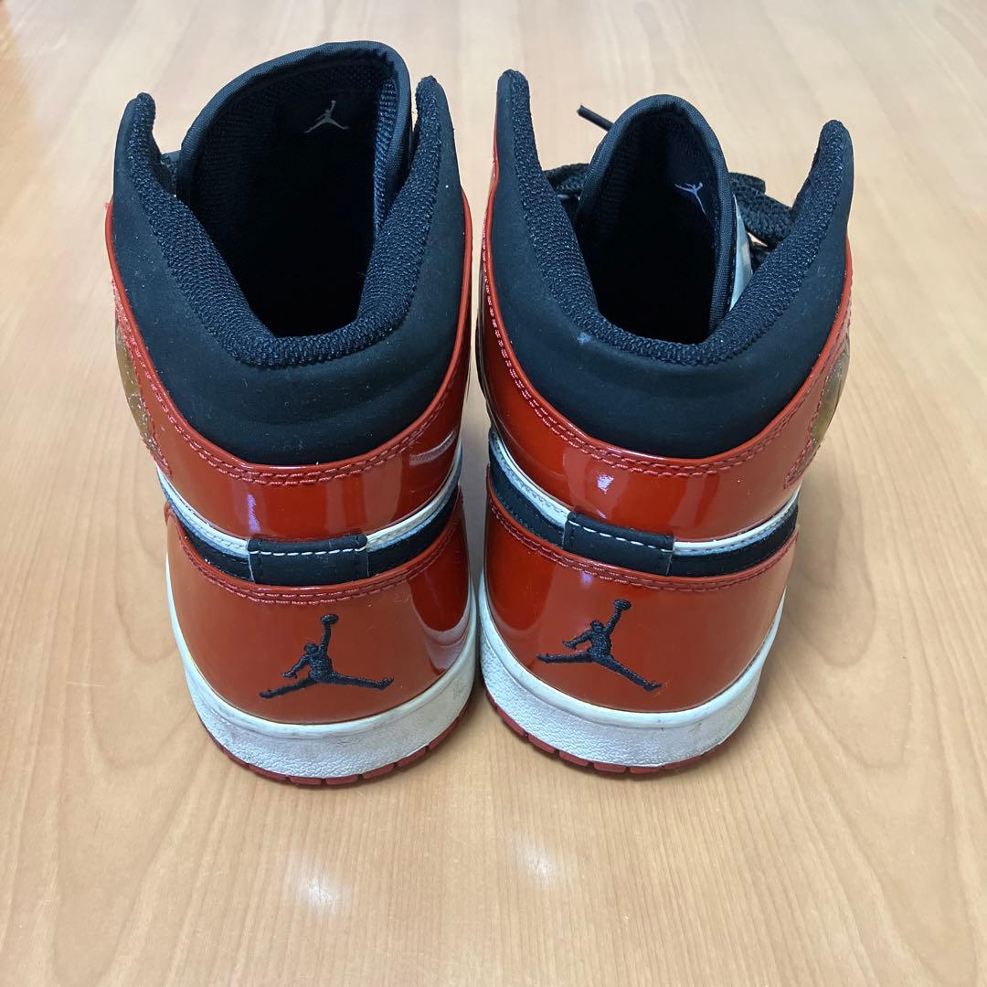 ナイキ エアジョーダン1レトロ シカゴ ブルズパテント 2003 - メルカリ