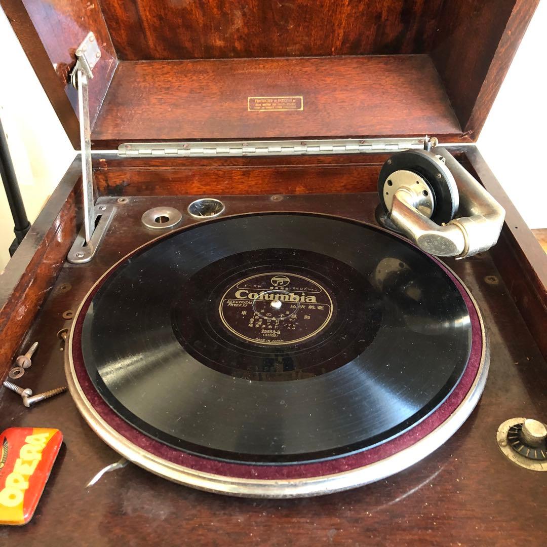 コロンビア Grafonola No.114 蓄音機 レコードプレーヤー - メルカリ