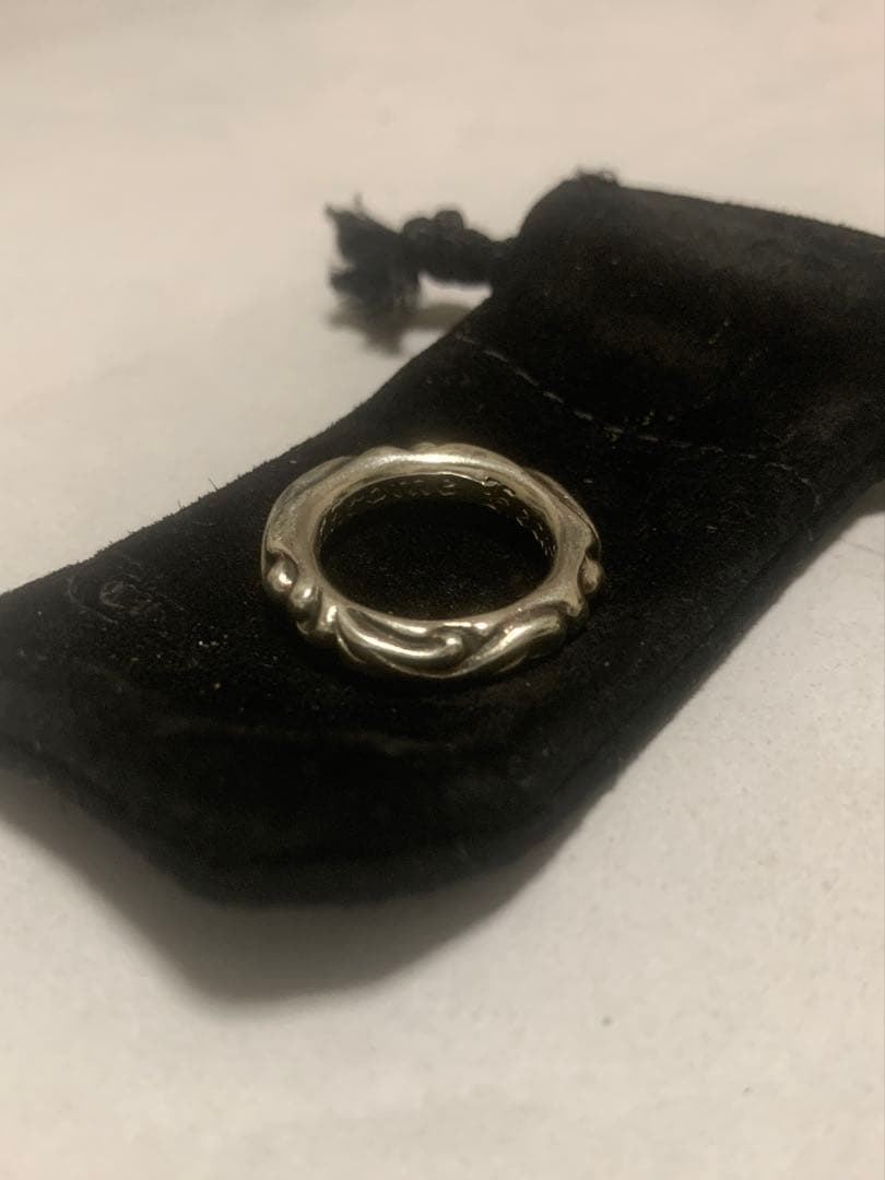 クロムハーツ スクロールバンド 13号 正規品 楽天市場】【中古】 CHROME HEARTS クロムハーツ スクロールバンド