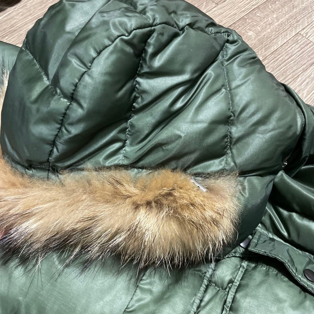 Paul Smith ダウンジャケット ファー付き オリーブグリーン