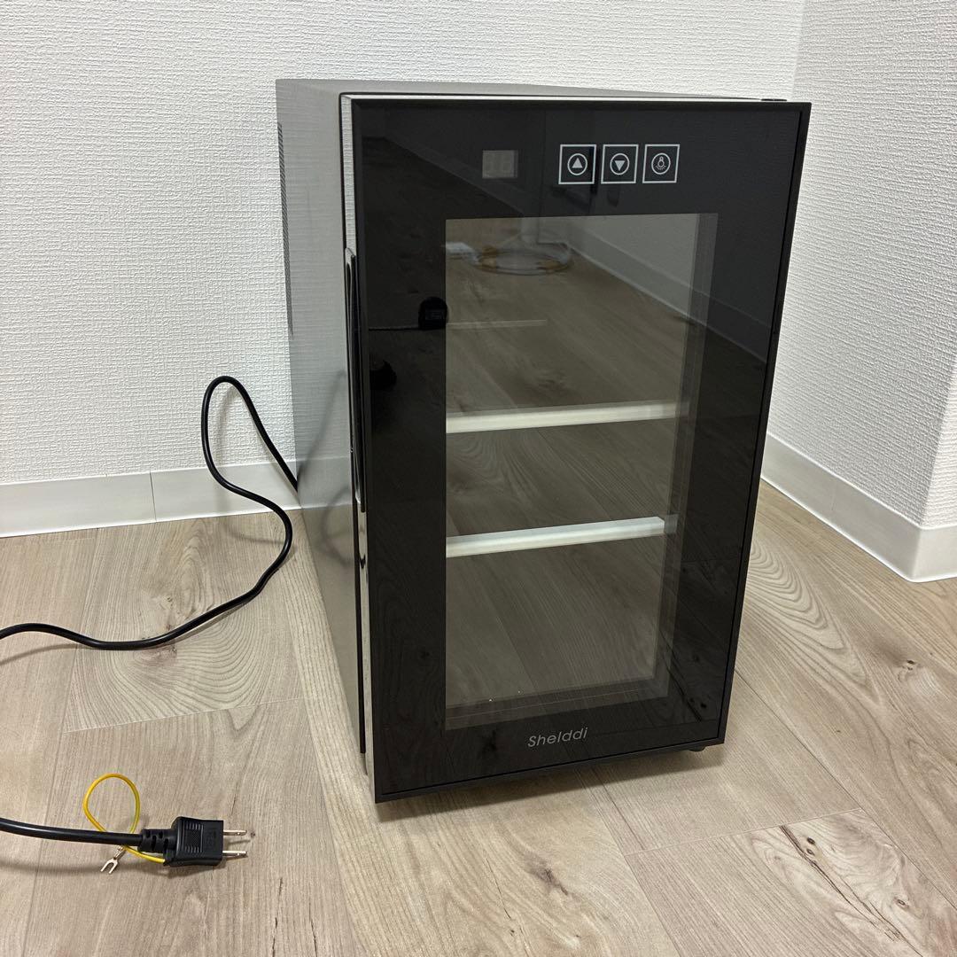 Shelddi ブラック 家庭用小型冷蔵庫 ガラスドア 3段　23L 楽天市場】【全店1000円OFFクーポン！✨2/20迄！】Shelddi 冷蔵庫 小型