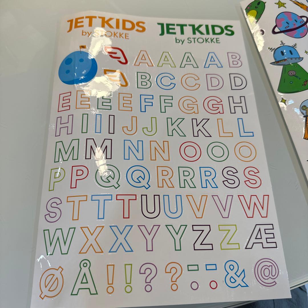 新品未開封 ジェットキッズ ステッカー ストッケ シール 純正 jetkids