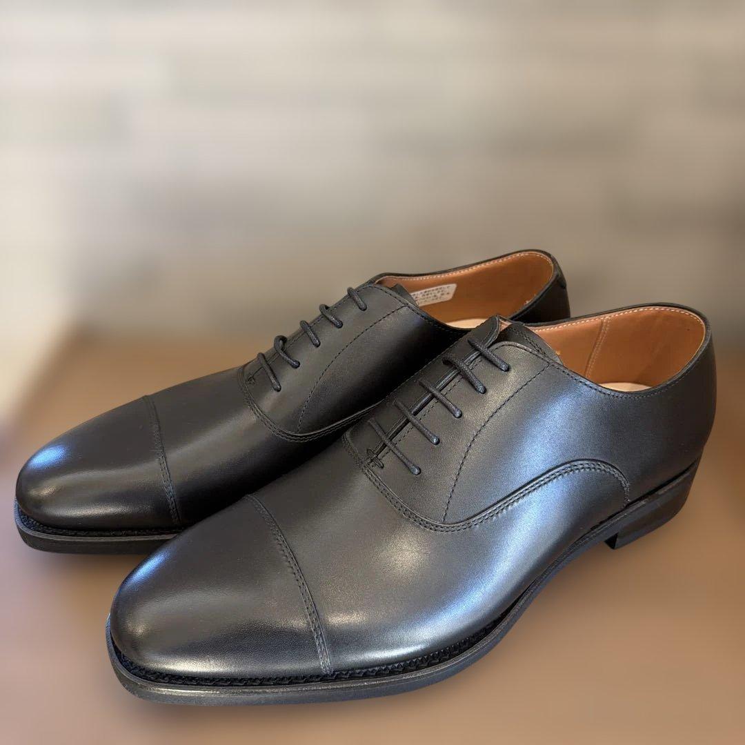 ねおねお様用【新品】ユニオンインペリアル　ストレートチップ25.5㎝ 2回着【極美品】ユニオンインペリアル 高級 ストレートチップ ビジネス