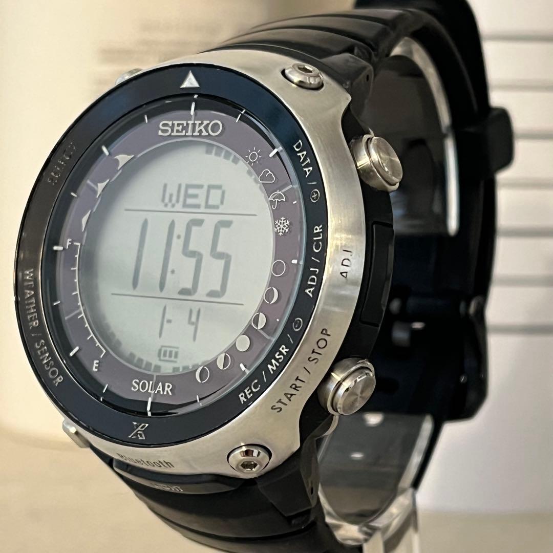 SEIKO PROSPEX LAND TRACER SBEM003 電池交換済み New]SEIKO PROSPEX LAND TRACER land tracer Bluetooth solar men